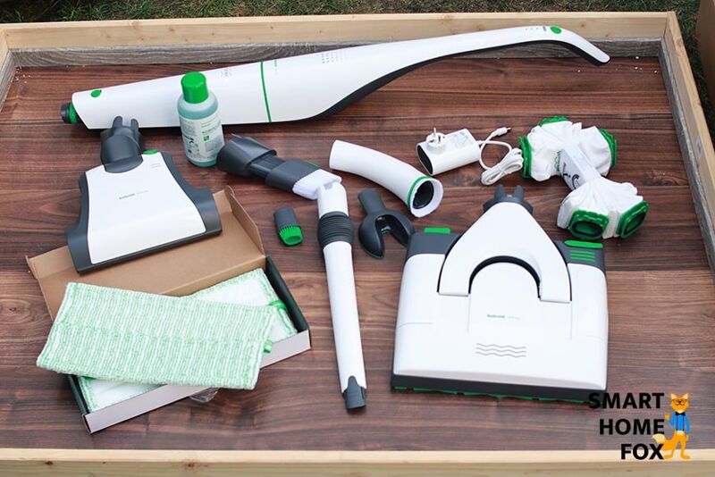 All accessories of the VB100 cordless vacuum professional set